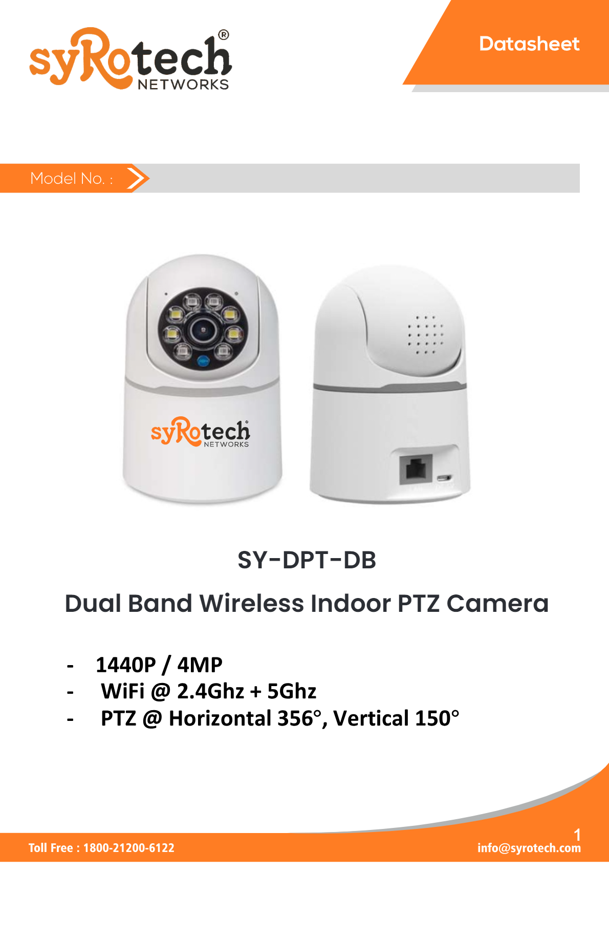  SY DPT DUAL BAND WIRELESS CCTV CAMERA